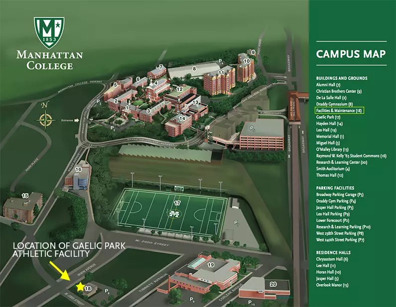 Manhattan College Campus Map