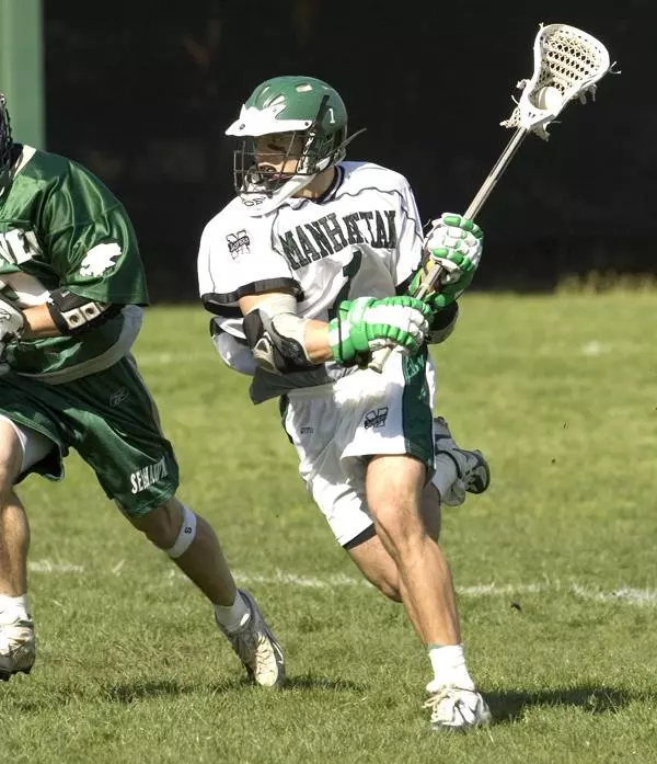 MEN'S LACROSSE COMES BACK FROM FOUR DOWN TO KNOCK OFF BELLARMINE, 8-7, IN DOUBLE OT