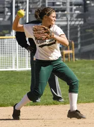 SOFTBALL OUTLASTS MARIST 5-4 IN 11 INNINGS; FALLS 3-2 IN GAME TWO