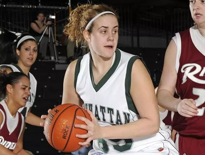 Manhattan Drops 64-45 Decision at Sacred Heart