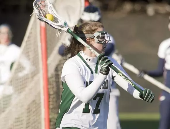 Women's Lacrosse Picks Up 14-13 Win in OT After Relinquishing 6 Goal Lead in Regulation