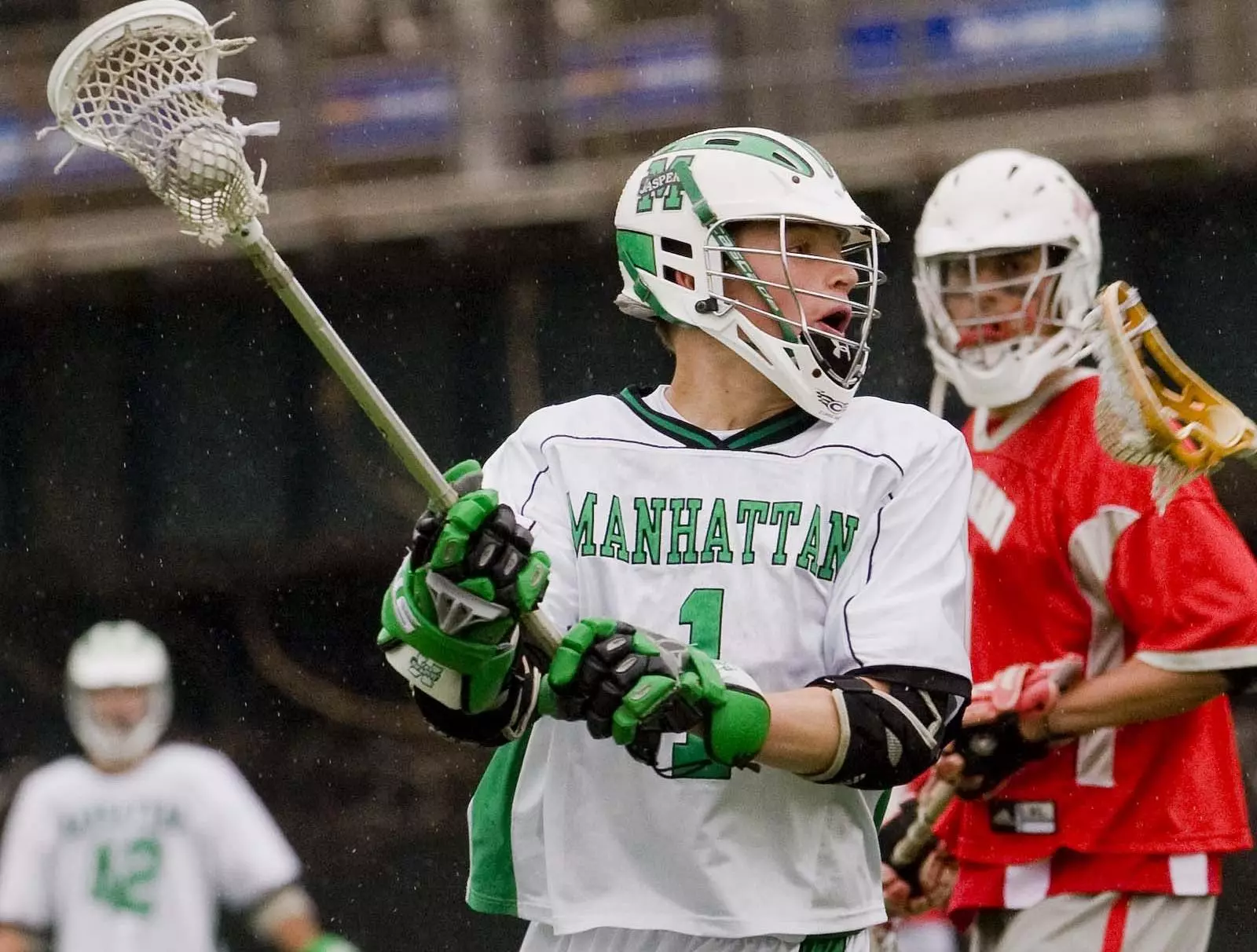 Late Goal Lifts Robert Morris Past Manhattan, 13-12
