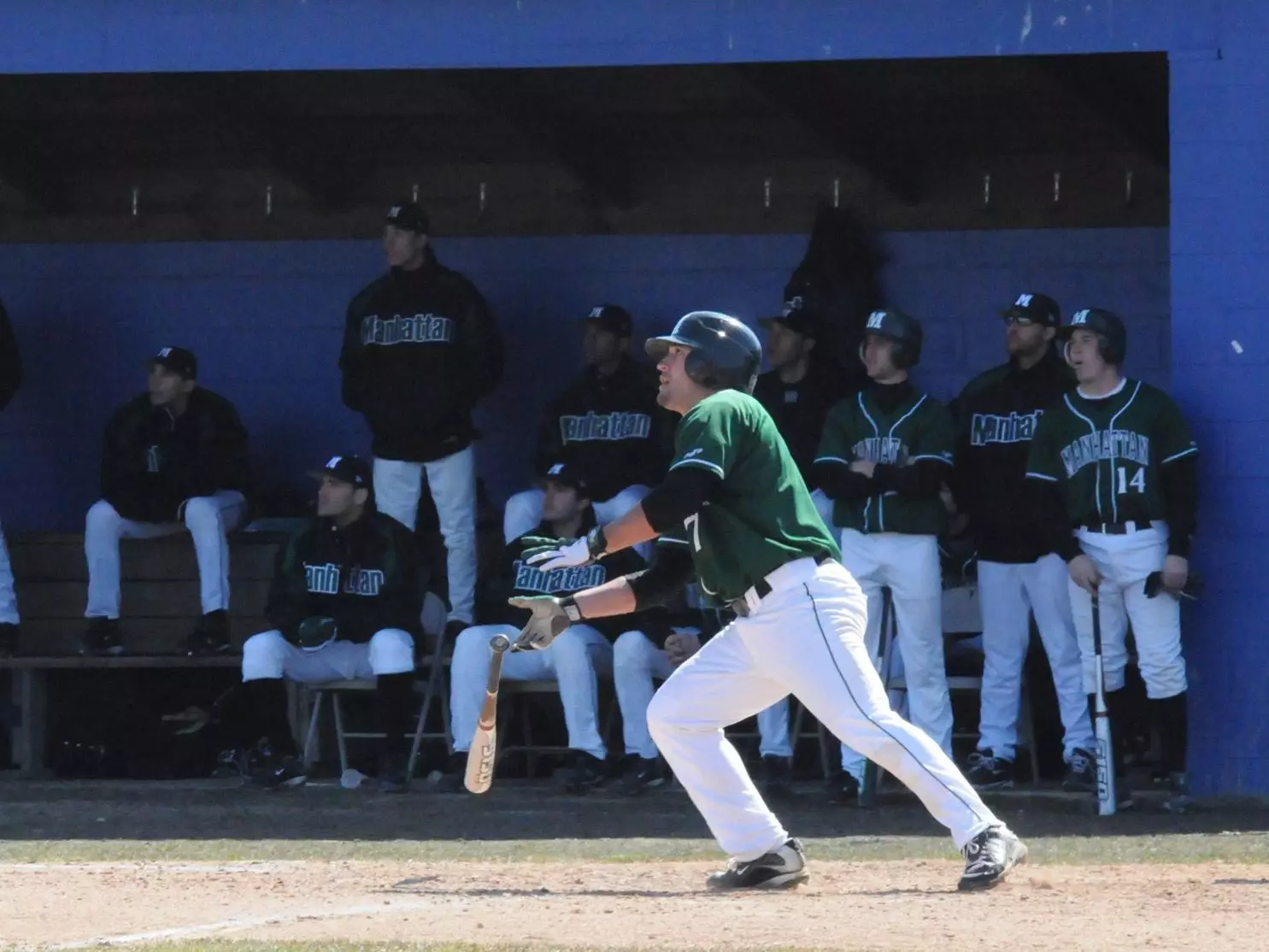 Manhattan College Baseball Squad Earns Doubleheader Split with Rider