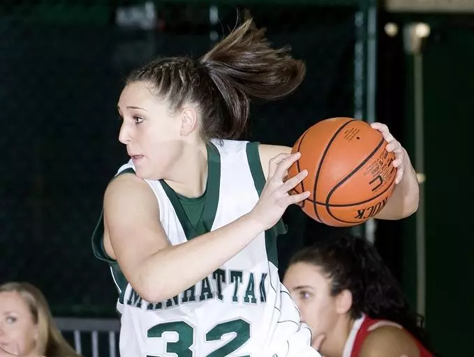Second Half Surge Lifts Loyola Past Manhattan, 60-45