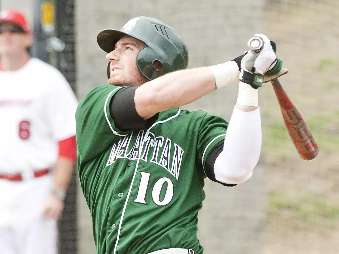 Manhattan Baseball Splits Doubleheader at Panther Classic