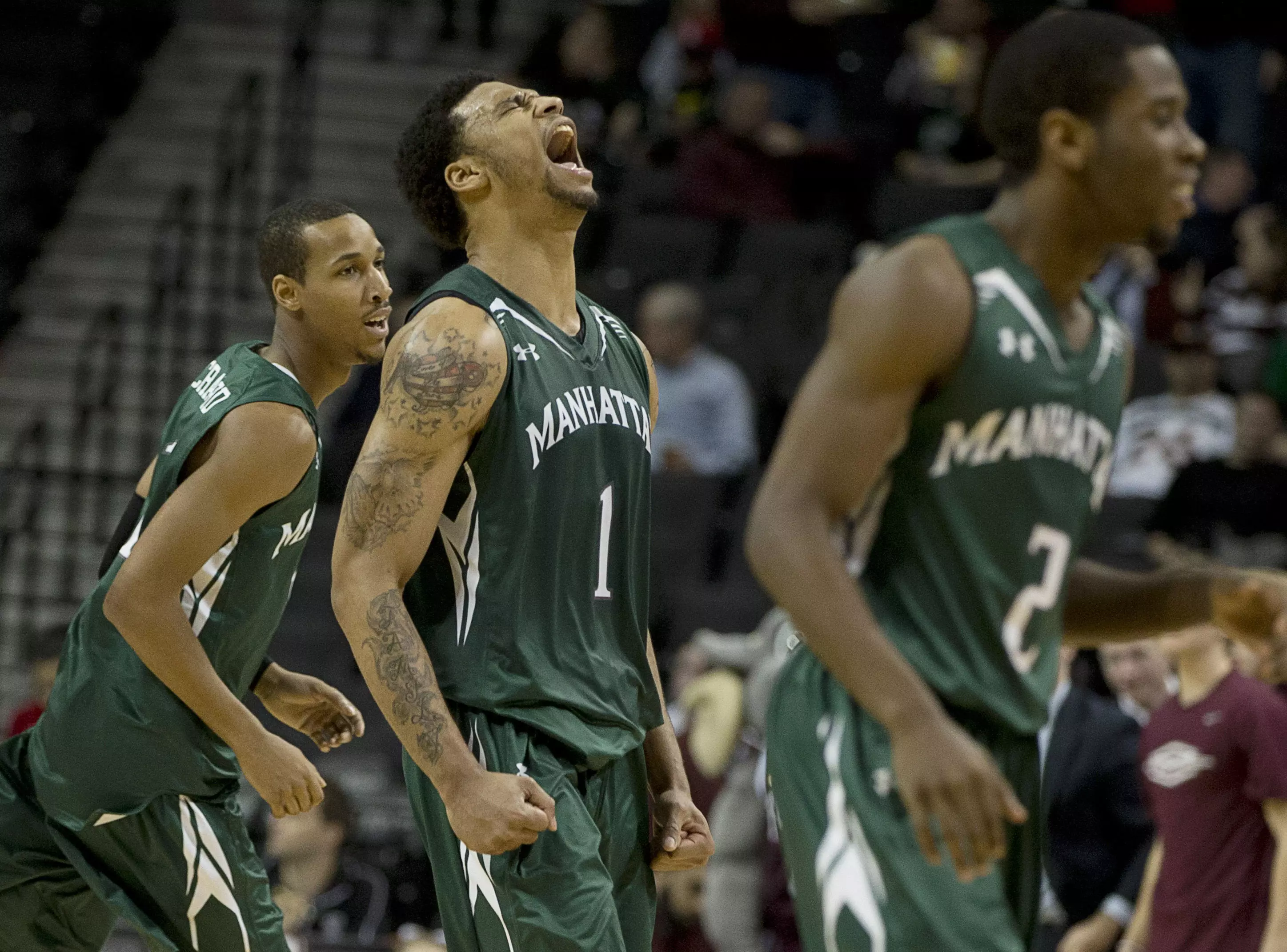 Pankey Powers Manhattan To 71-64 Win Over Monmouth