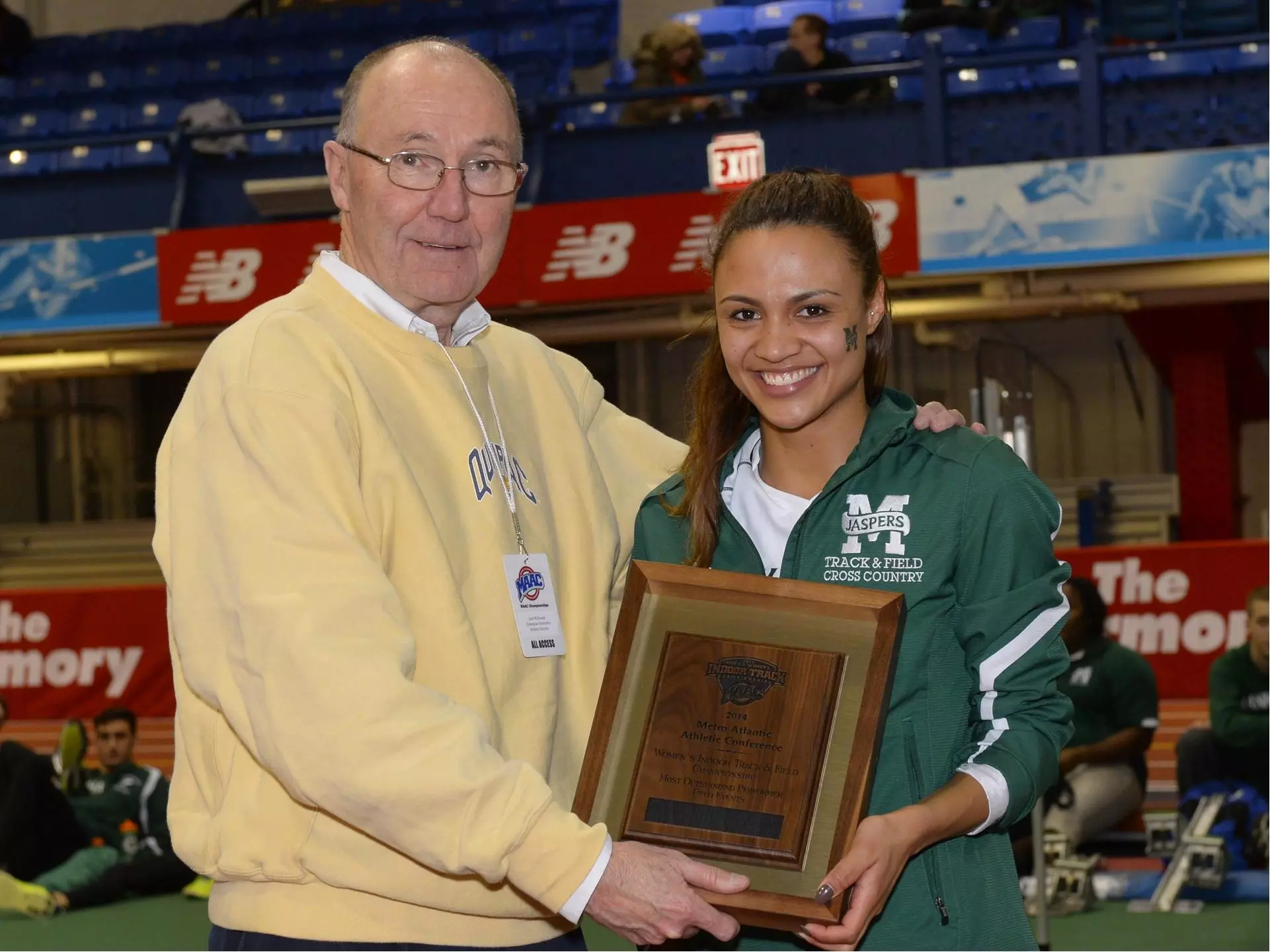 Jasper Men Take Second, Women Third at MAAC Indoor Championships