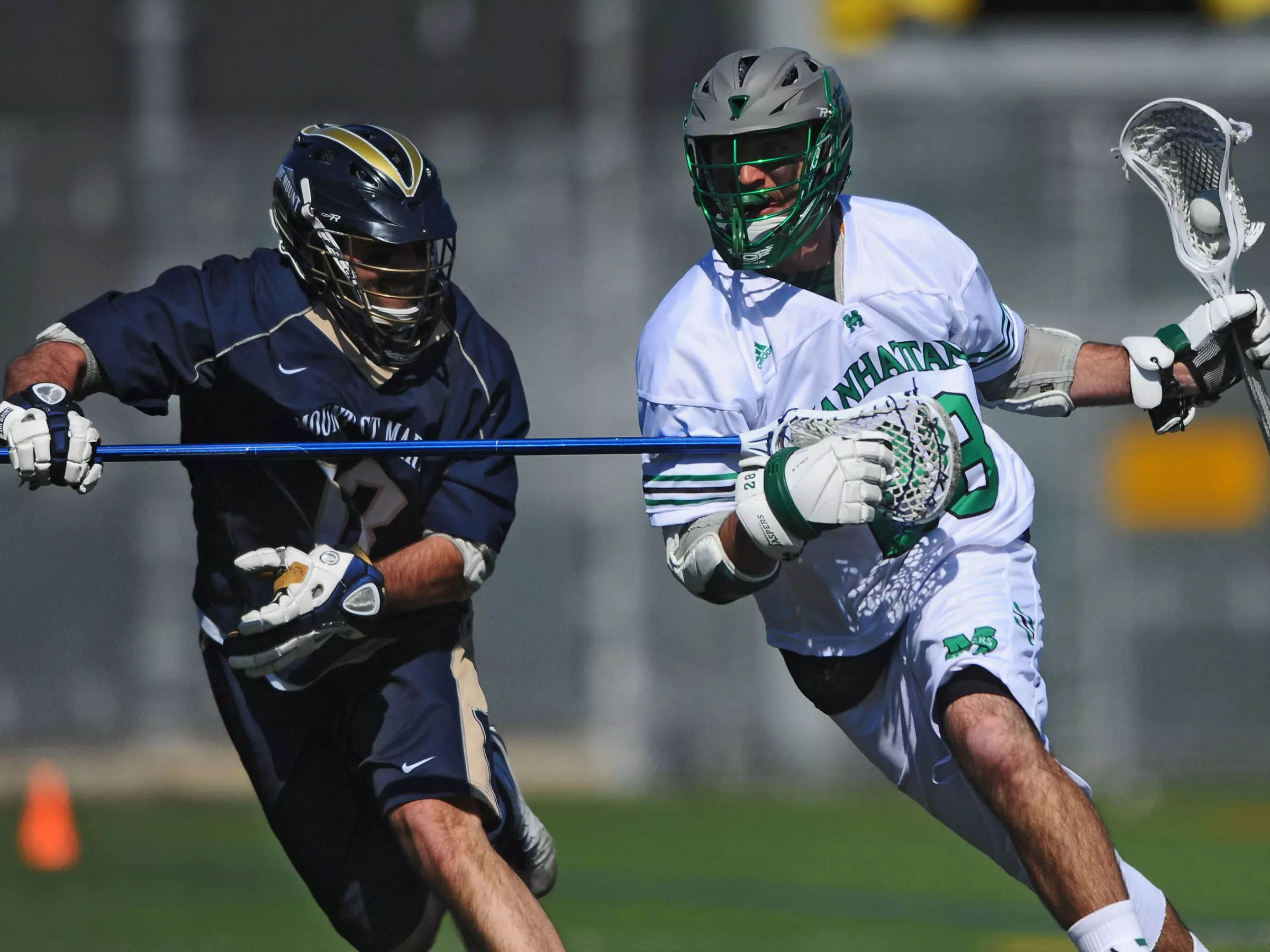 Payton, McMahon Shine as Men's Lax Grabs First MAAC Win of 2014