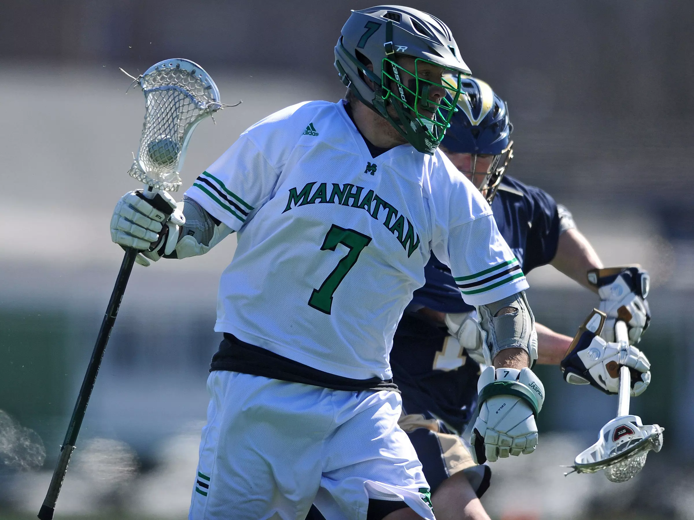 Men's Lacrosse Battles Hard, but Falls in MAAC Opener