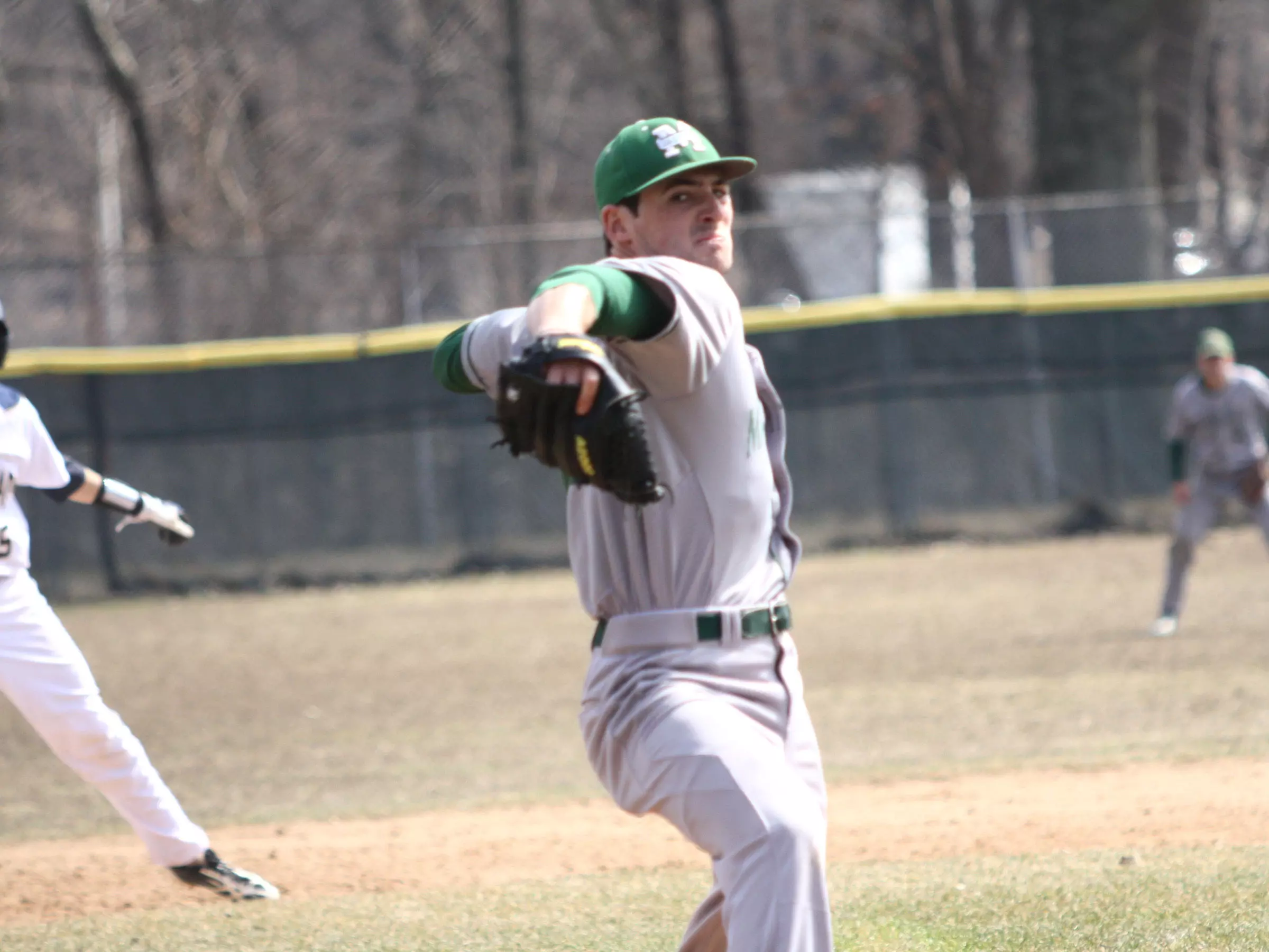 Strong Pitching, Four-Run 8th Lifts Baseball to 5-0 Win