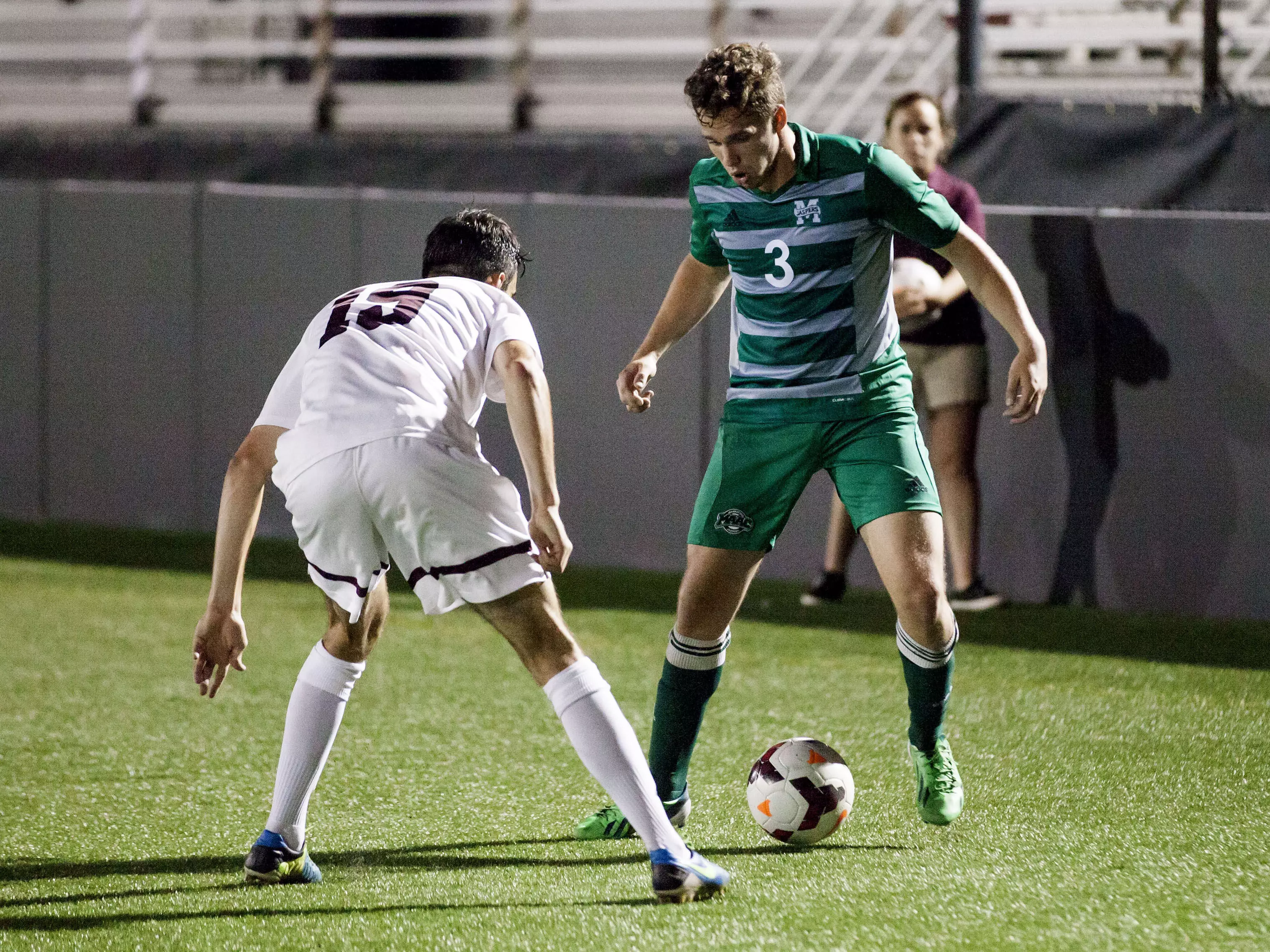 Stellar Second Half Not Enough as Jaspers Upended by Rider, 1-0