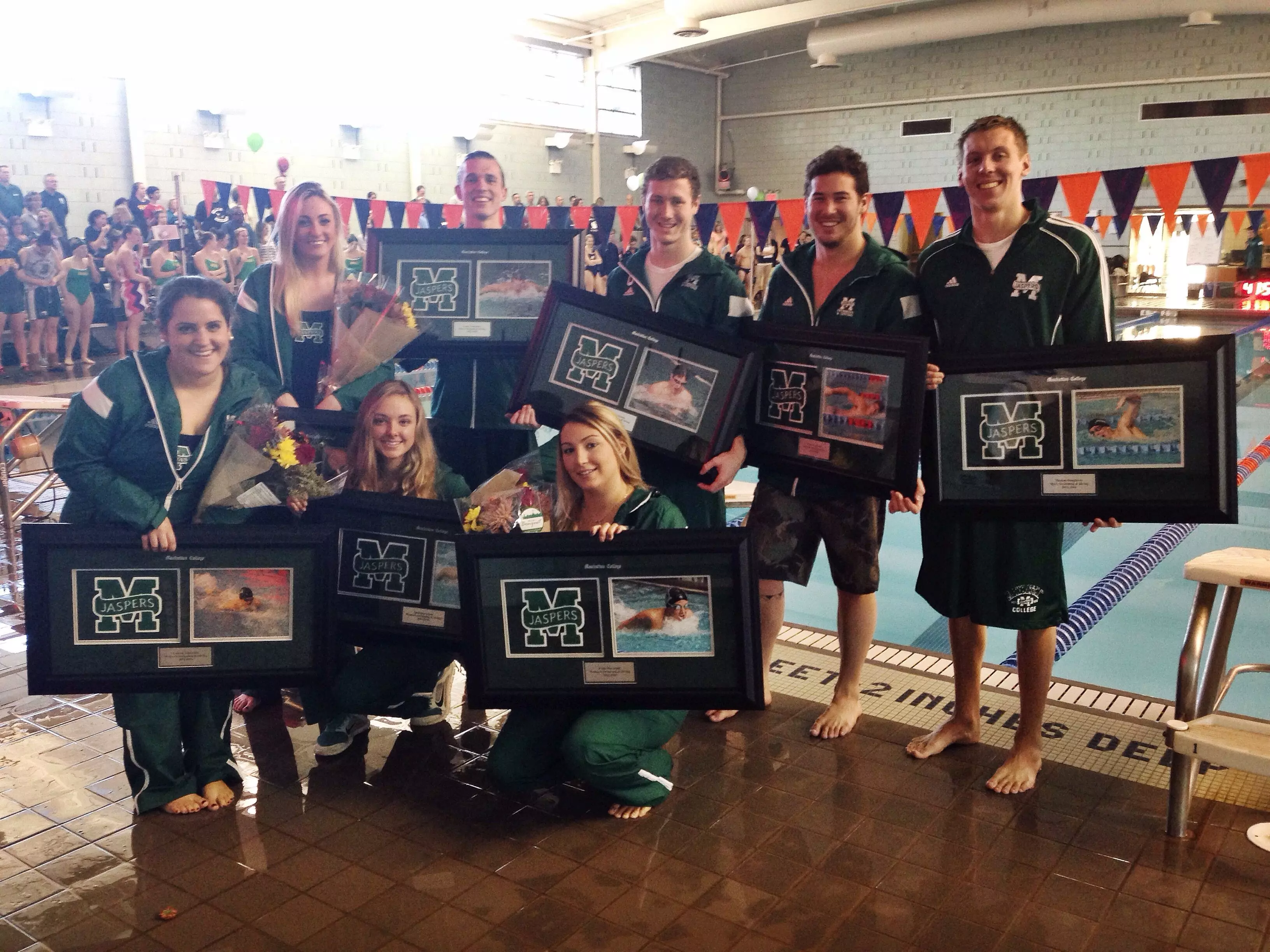 Manhattan Splits Senior Day Meet