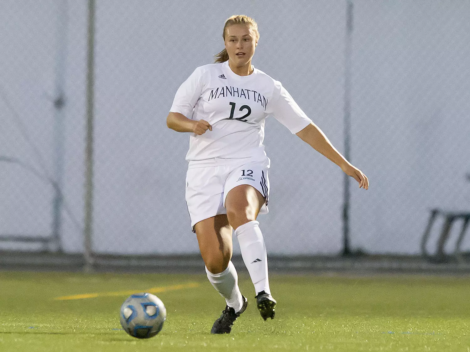 Delaware State Bests Manhattan, 2-1