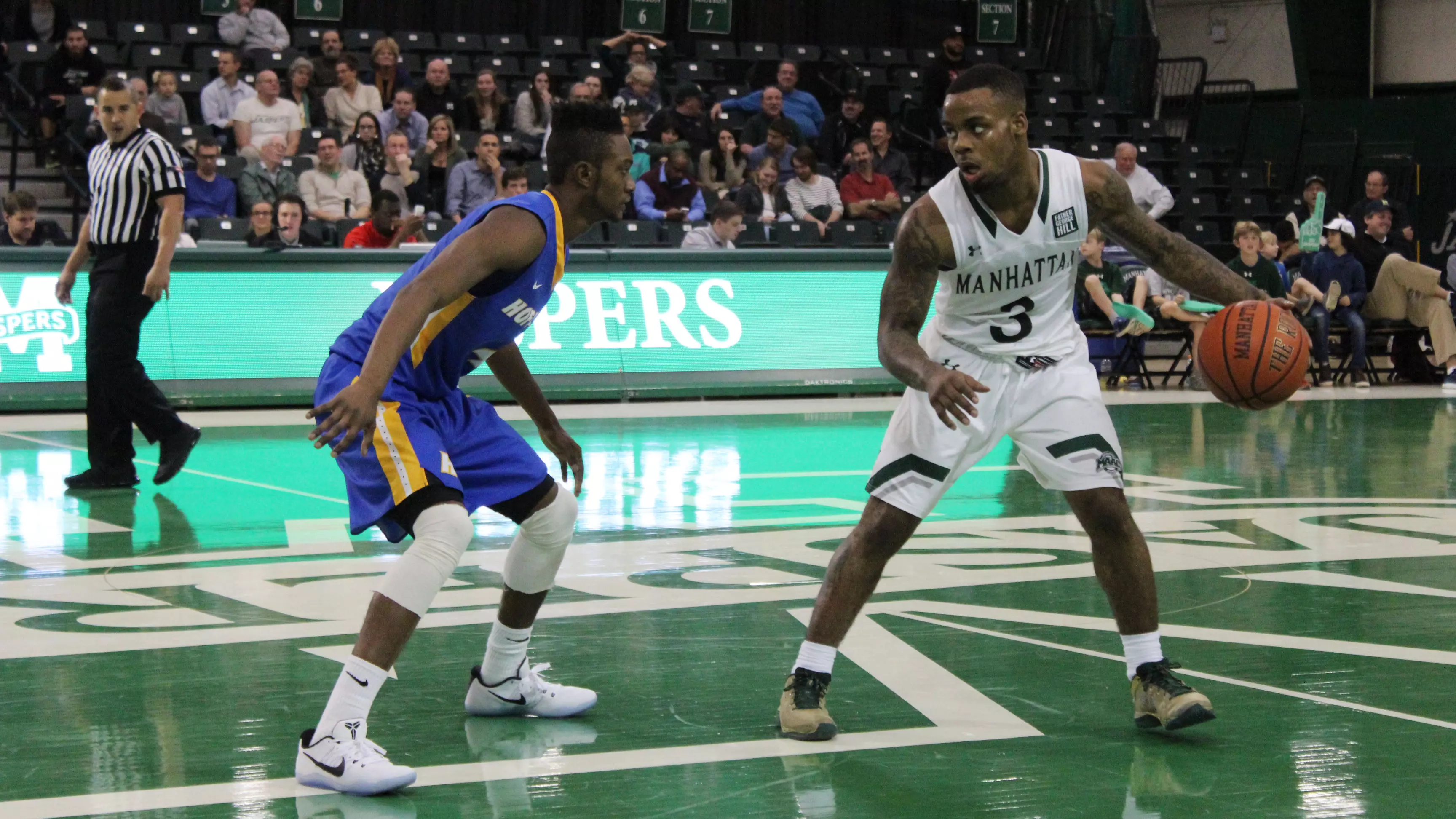 Balanced Offensive Effort Fuels Manhattan's 80-68 Win Over Hofstra