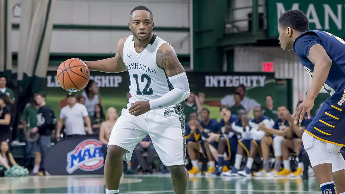 Late Rally Falls Short As Rider Defeats Manhattan 60-57