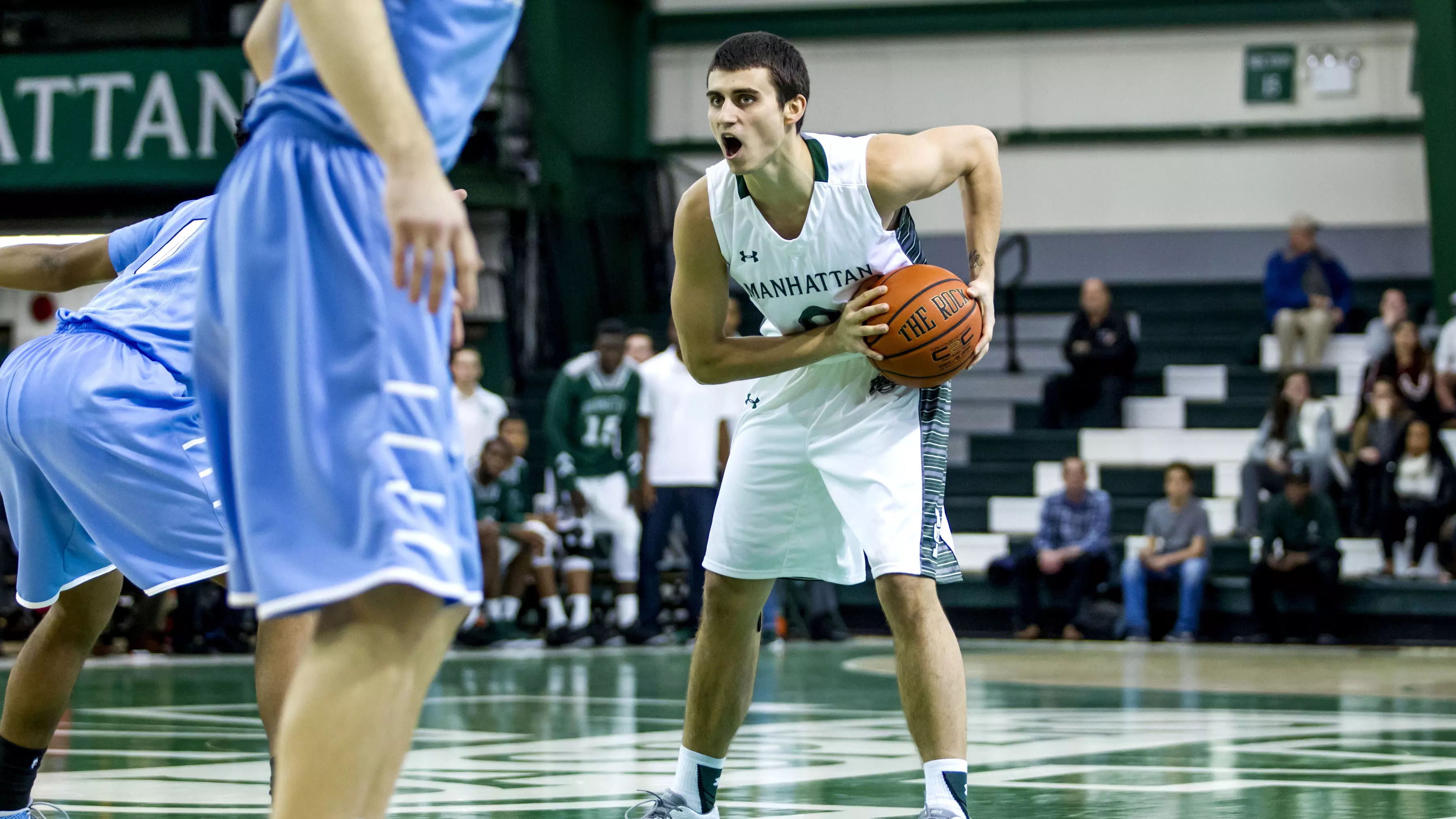 JSN Recap - Late Run Lifts Manhattan To 65-57 Win Over Rider