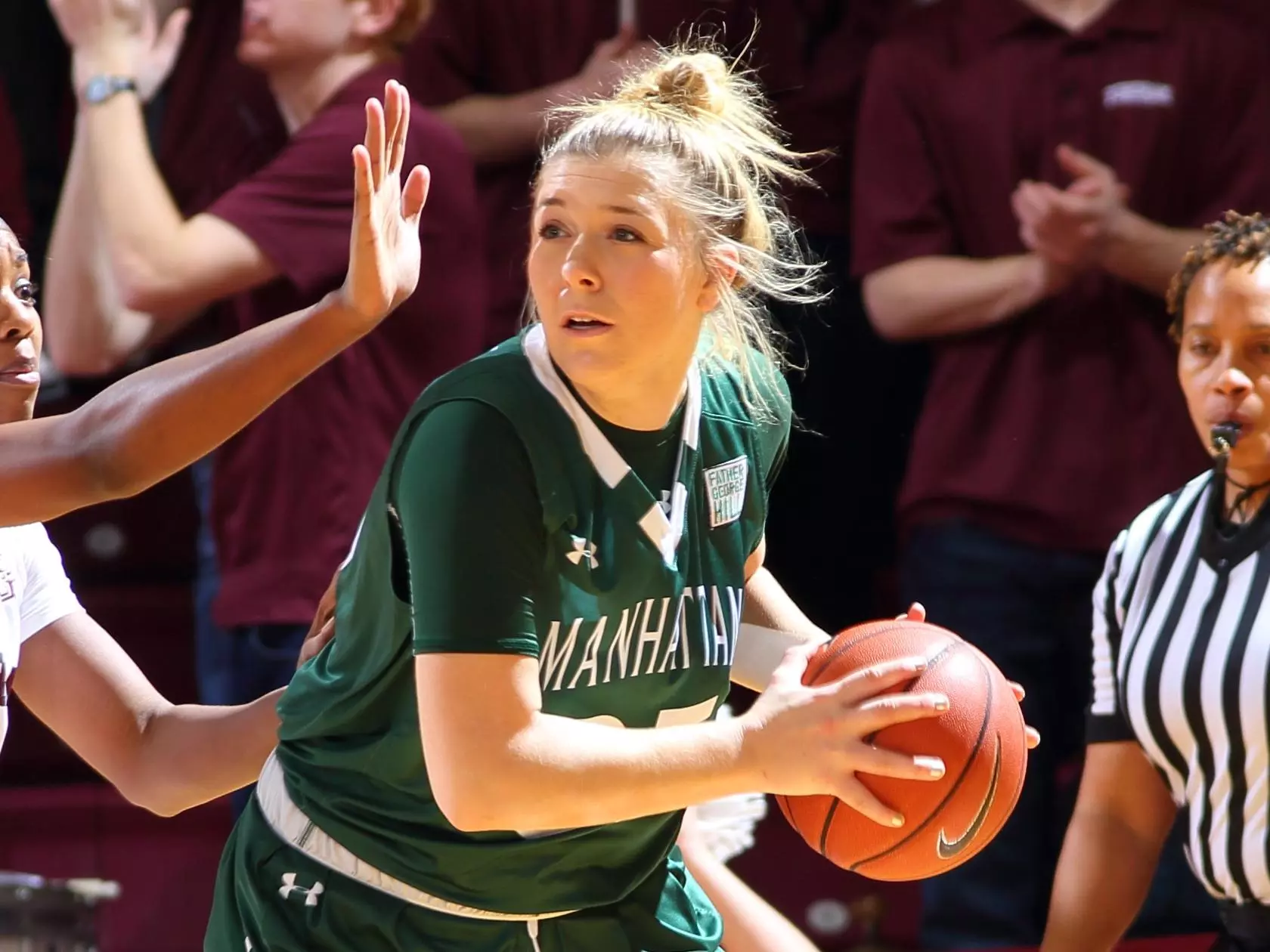 Manhattan Snaps Skid With 69-65 Triumph at Saint Peter?s