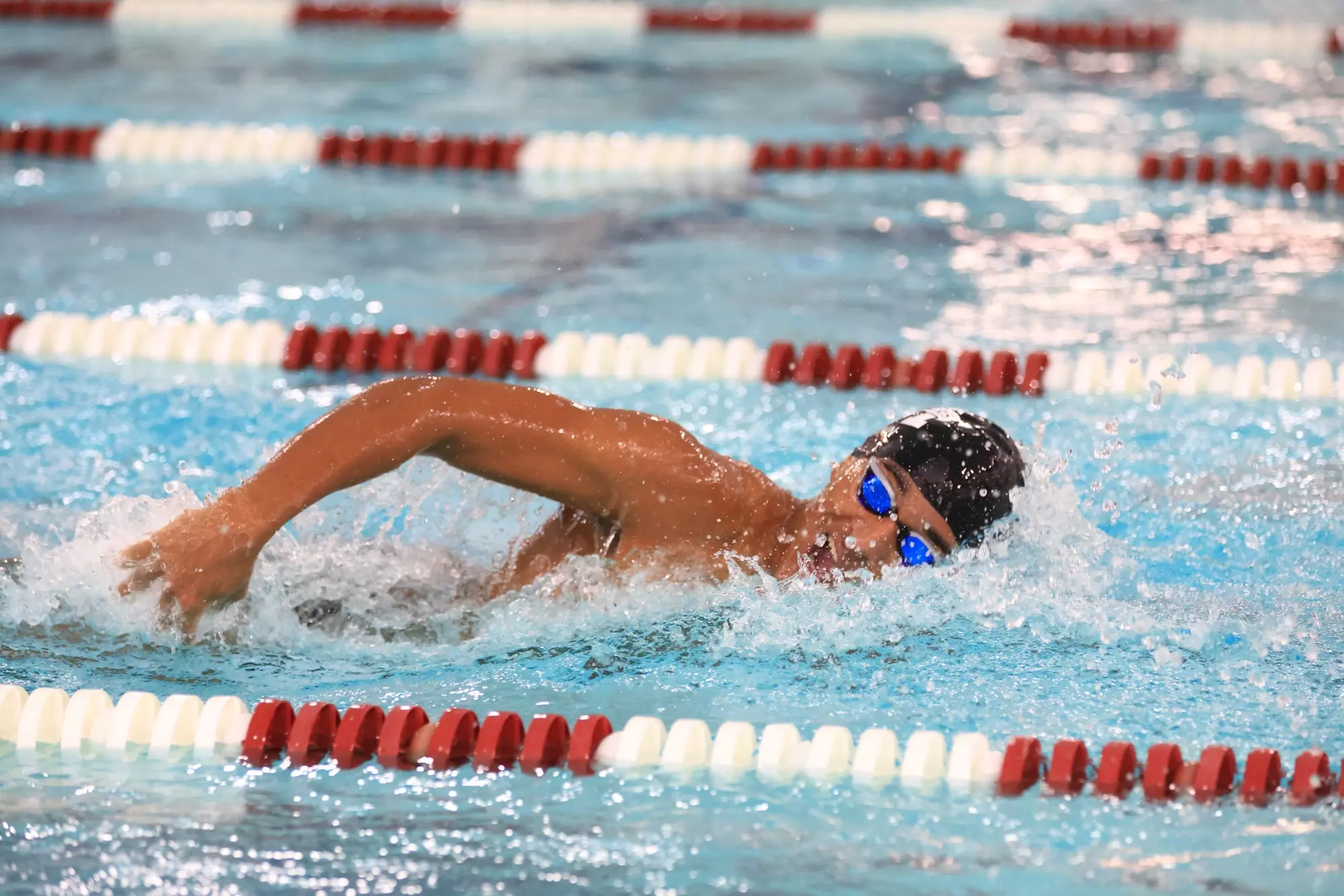 Quinn competing 