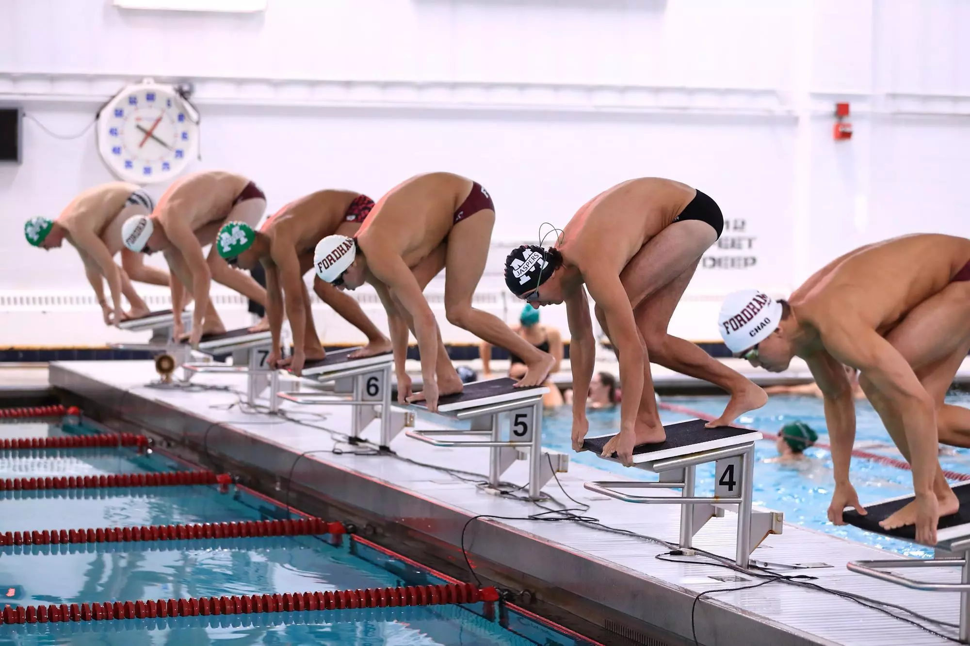 men's swim starting blocks