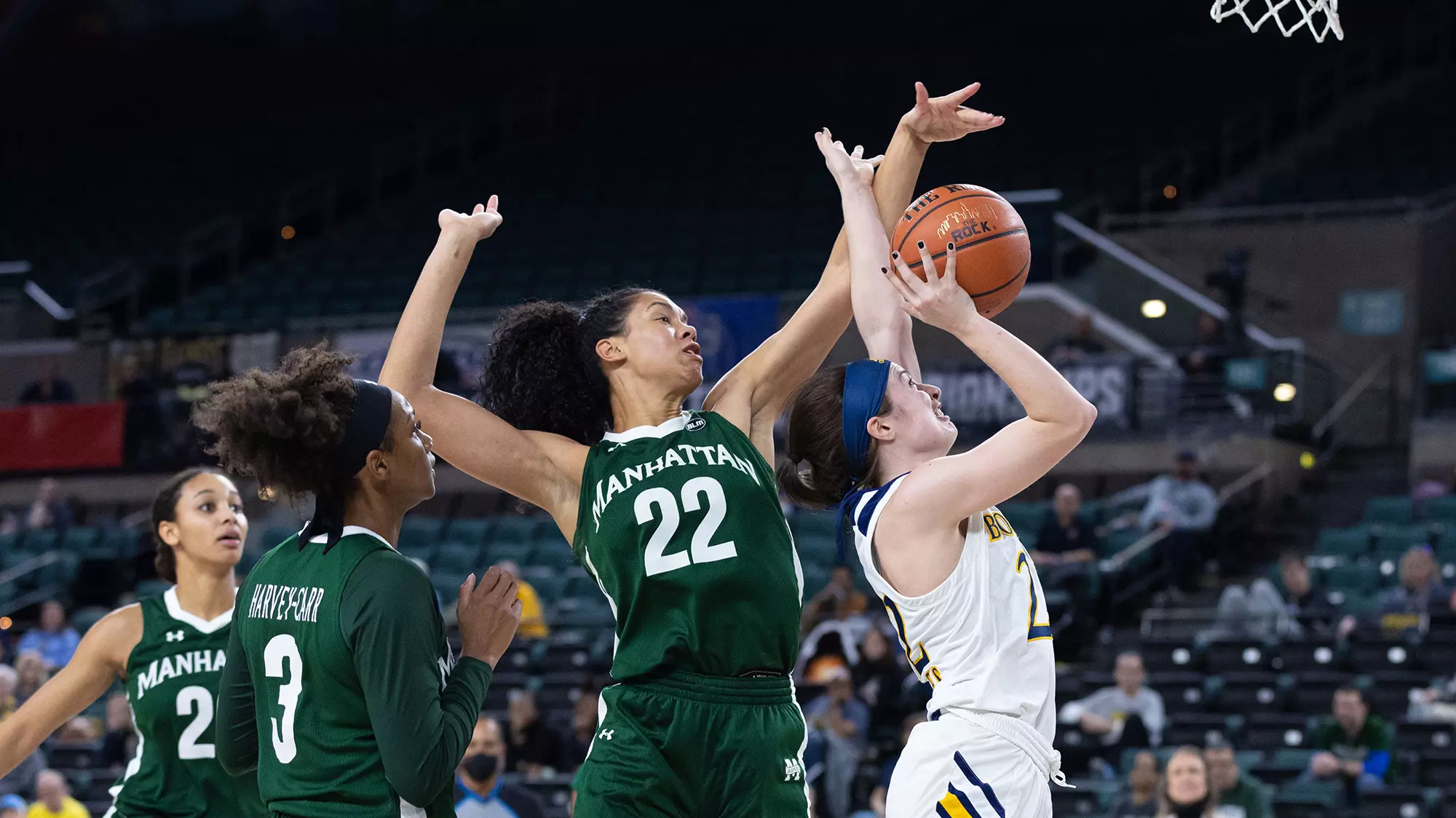 Courtney Warley vs Quinnipiac MAAC Semis