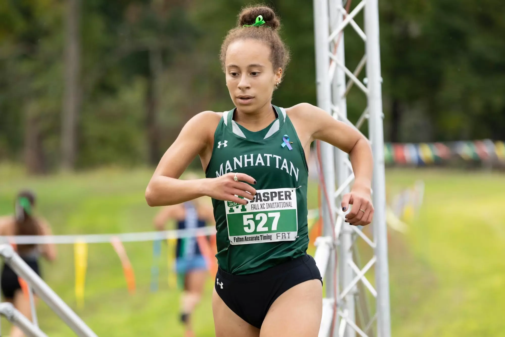 Andria Scaglione runs at Jasper XC