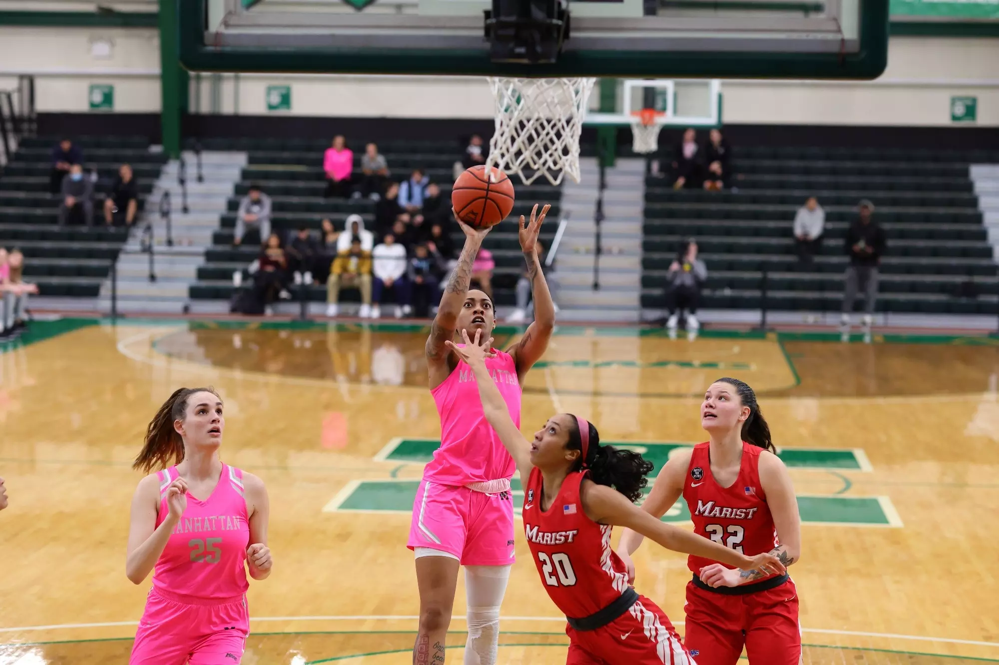 Narrie Dodson rises for a jumper