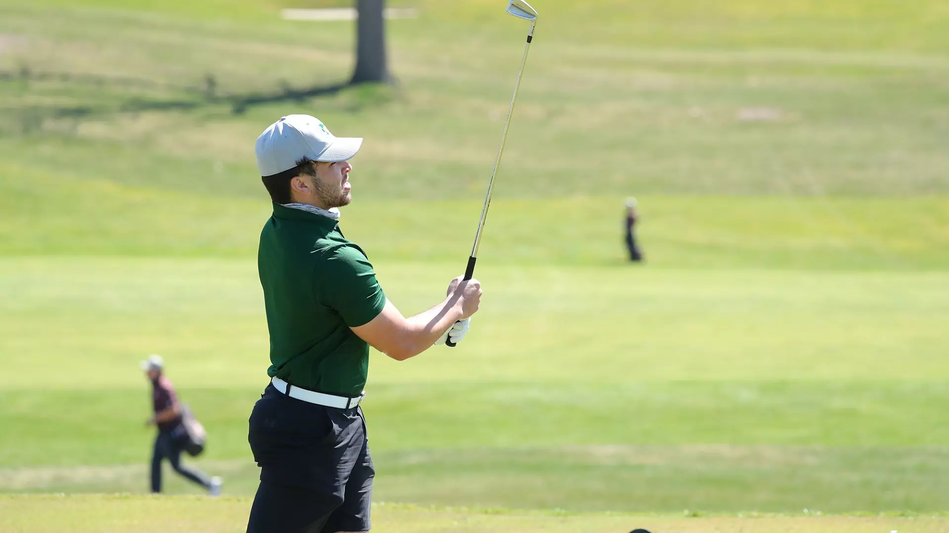 Jimmy Escoto hitting a tee shot