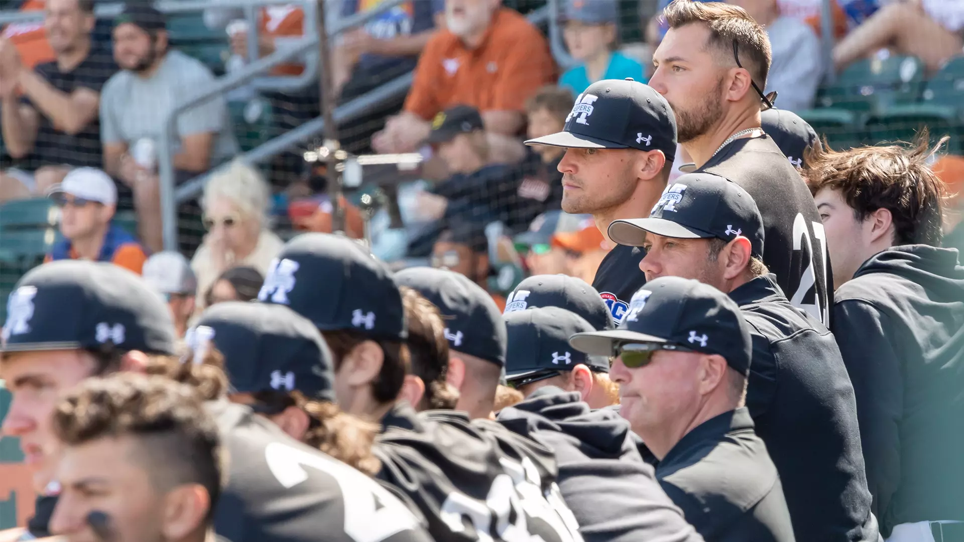 Baseball in Texas dugout